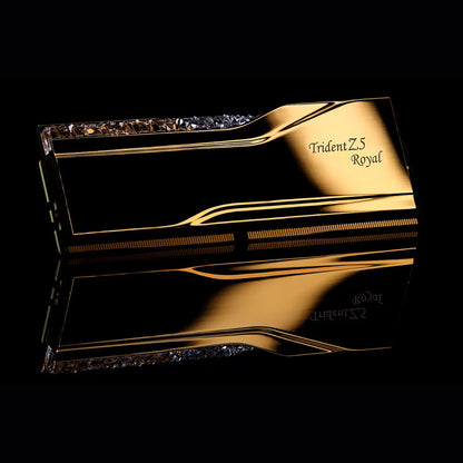 G.SKILL Trident Z5 Royal RGB Series (GOLD): 32GB/48GB/64GB DDR5-6000/6400/7200/8000/8400 MT/s - Intel XMP 3.0 Ready