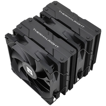 Thermalright Peerless Assassin 120 PA120 CPU Air Cooler, 6 Heat Pipes, Dual 120mm TL-C12 PWM Fan, Aluminium Heatsink Cover, AGHP Technology, for AMD AM4/AM5 Intel LGA 1700/115X/1200/2011/2066 BLACK/WHITE/GREY