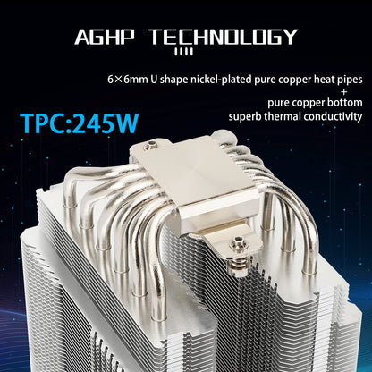 Thermalright Peerless Assassin 120 PA120 CPU Air Cooler, 6 Heat Pipes, Dual 120mm TL-C12 PWM Fan, Aluminium Heatsink Cover, AGHP Technology, for AMD AM4/AM5 Intel LGA 1700/115X/1200/2011/2066 BLACK/WHITE/GREY