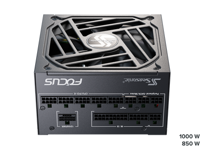 Seasonic FOCUS GX 750 850 1000 (750W/850W/1000W) ATX3.0 80 Plus® Gold Full-Modular - Fan Control in Fanless, Silent, and Cooling Mode, Perfect Power Supply for Gaming and Various Application