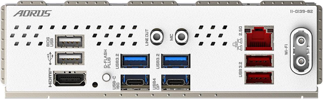 GIGABYTE X870I AORUS PRO ICE AMD AM5 LGA 1718 Gaming Motherboard, Mini-ITX, DDR5, 2x M.2, PCIe 5.0, USB-C, WIFI7, 2.5GbE LAN, EZ-Latch