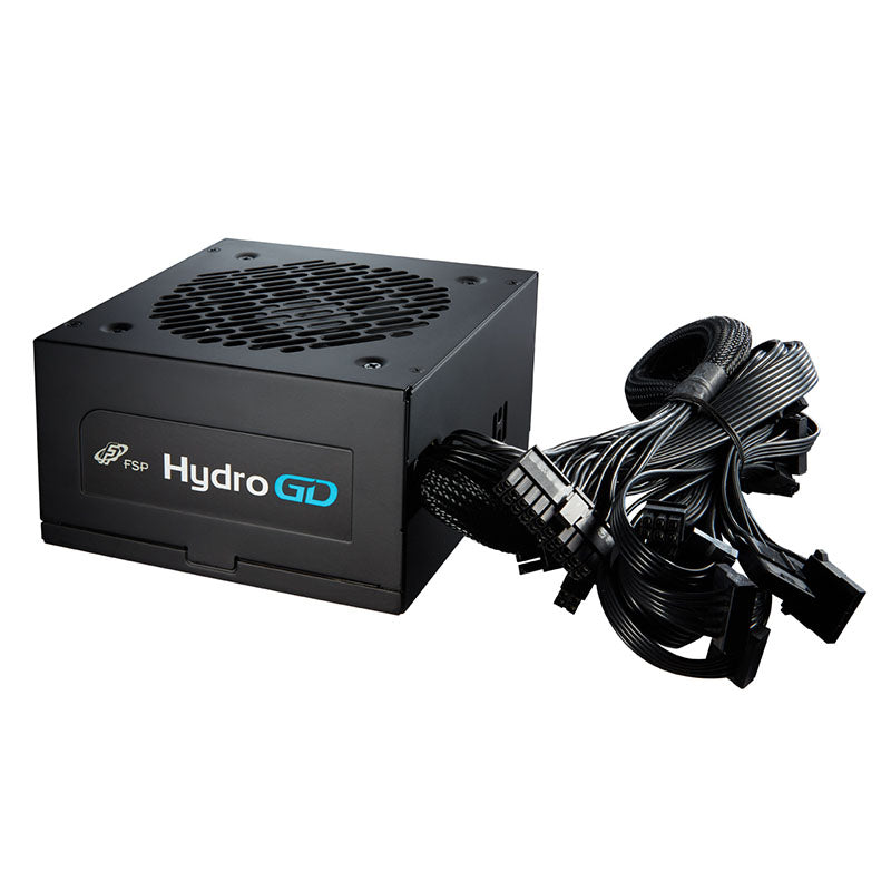 FSP Hydro GD 650W 80 Plus® Gold Power Supply - DC to DC, +12V Single-rail design, Flexible Flat Cable