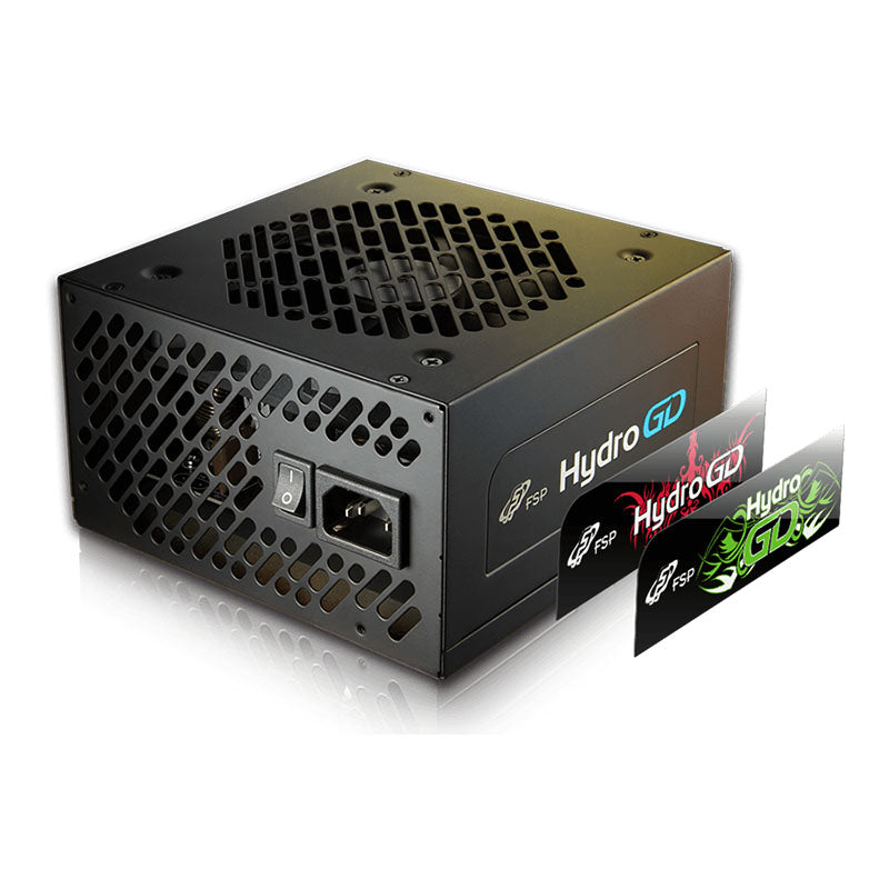 FSP Hydro GD 650W 80 Plus® Gold Power Supply - DC to DC, +12V Single-rail design, Flexible Flat Cable