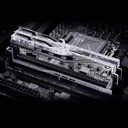G.SKILL Trident Z5 Royal RGB Series (SILVER): 32GB/48GB/64GB/96GB DDR5-6000/6400/6800/7200/7600/7800/8000/8200/8400 MT/s - Intel XMP 3.0 Ready