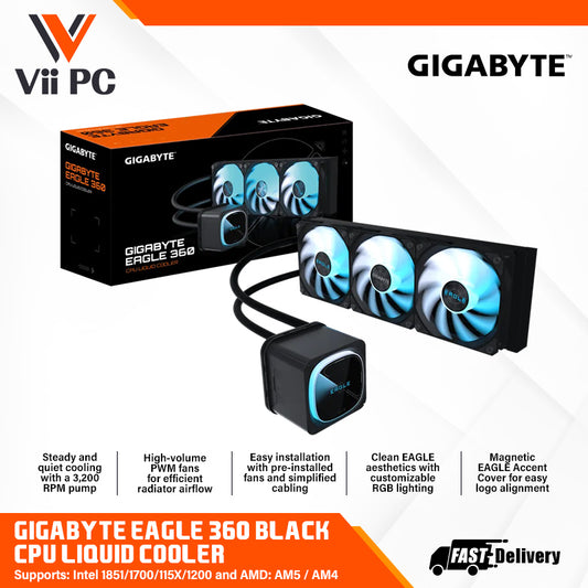 GIGABYTE EAGLE 360 ARGB AIO Liquid Cooler