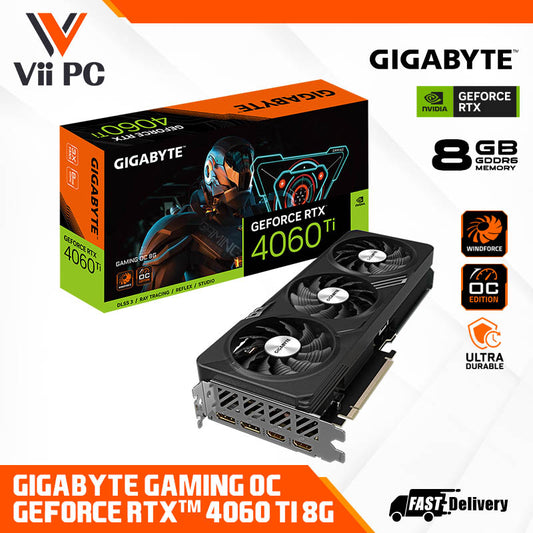 GIGABYTE GeForce RTX 4060 Ti GAMING OC 8GB DDR6 GAMING Graphics Card