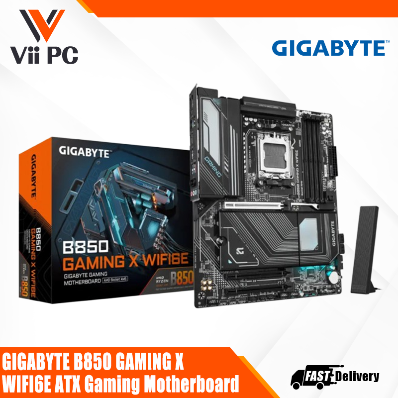 GIGABYTE B850 GAMING X WIFI6E, AMD Ryzen™ 9000 Series Processors, ATX Gaming Motherboard