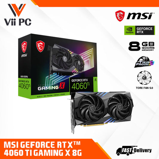 MSI GeForce RTX 4060 Ti GAMING X / GAMING X TRIO 8GB DDR6 GAMING Graphics Card