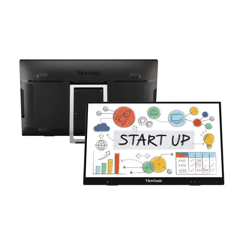 ViewSonic ID2456 24" Touch Monitor with MPP2.0 Active Pen, Advanced Ergonomics and USB C for Digital Writing, Graphics Drawing, Remote Teaching, Distance Learning