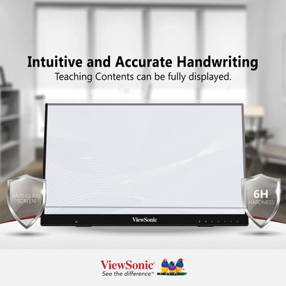 ViewSonic ID2456 24" Touch Monitor with MPP2.0 Active Pen, Advanced Ergonomics and USB C for Digital Writing, Graphics Drawing, Remote Teaching, Distance Learning