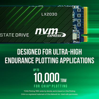 PNY LX2030 M.2 NVMe 2TB SSD - High Performance, Enhanced Reliability, Up to 18X Better Endurance