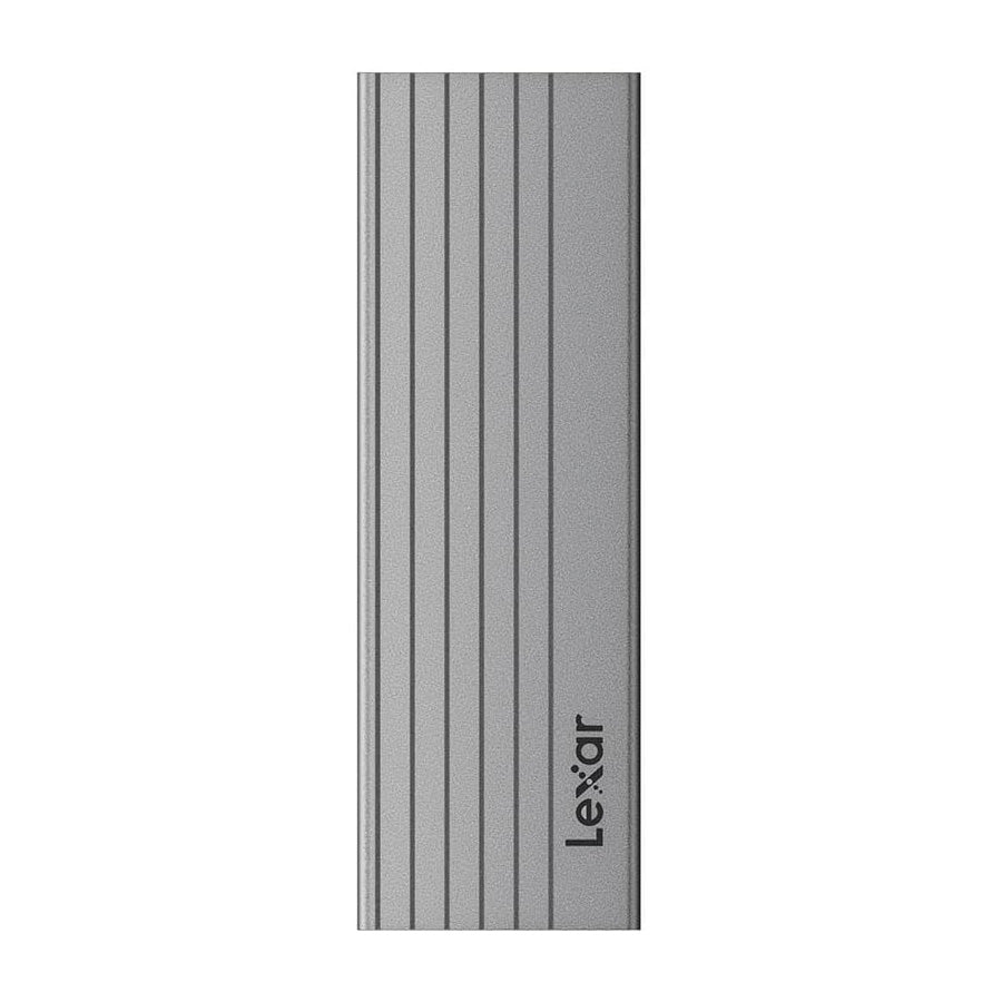 Lexar® E6 M.2 SSD Enclosure (Premium Aluminum Enclosure design, Rubber bumper, Type-C-to-Type-C cable)