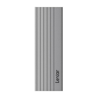 Lexar® E6 M.2 SSD Enclosure (Premium Aluminum Enclosure design, Rubber bumper, Type-C-to-Type-C cable)