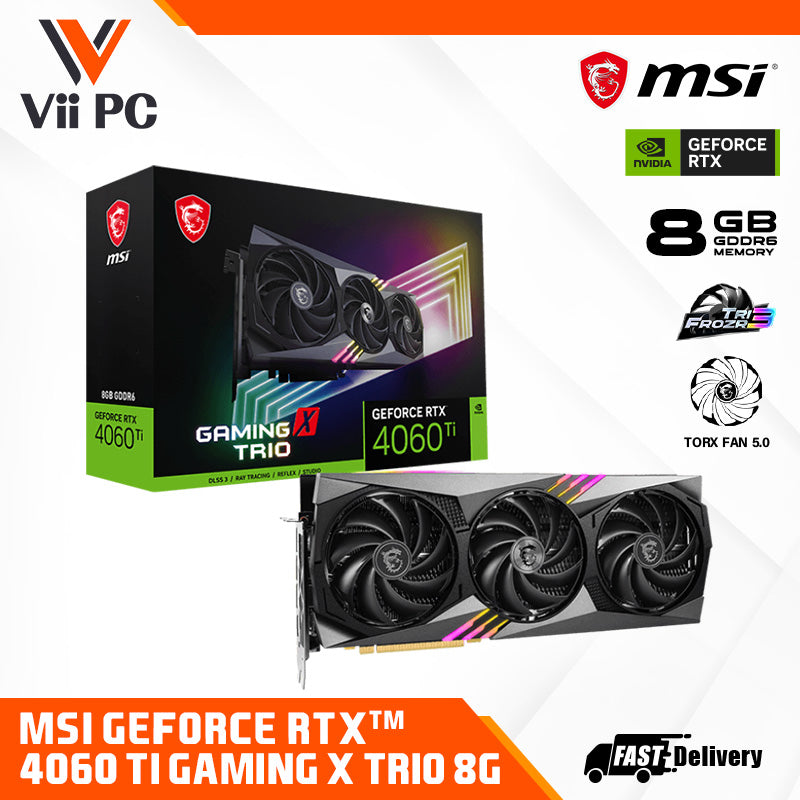 MSI GeForce RTX 4060 Ti GAMING X / GAMING X TRIO 8GB DDR6 GAMING Graphics Card