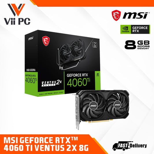 MSI GeForce RTX 4060 Ti VENTUS 2X 8GB DDR6 GAMING Graphics Card