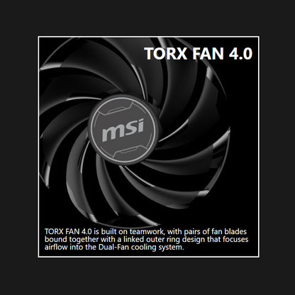 MSI GeForce RTX 4060 Ti VENTUS 2X 8GB DDR6 GAMING Graphics Card