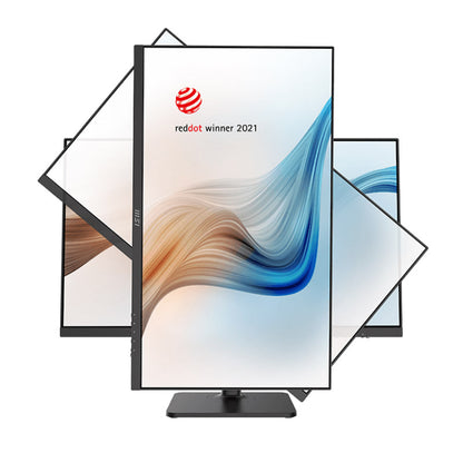MSI Modern MD272QP Business Productivity Monitor - 27" WQHD (2560x1440), 75HZ, 4ms, IPS, Adjustable Stand, Productivity Intelligence (P.I.), KVM Switch Design, Type-C Connection