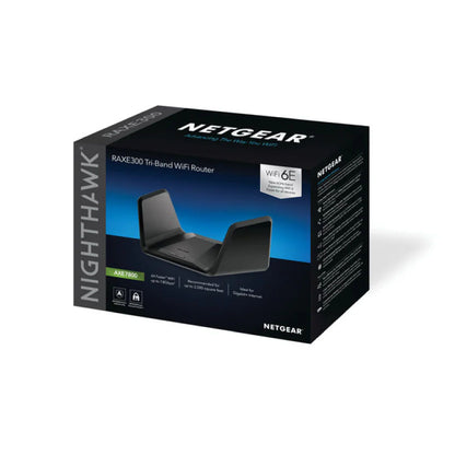 NETGEAR Nighthawk 8-Stream Tri-Band WiFi 6E Router - AXE7800 7.8Gbps (RAXE300)