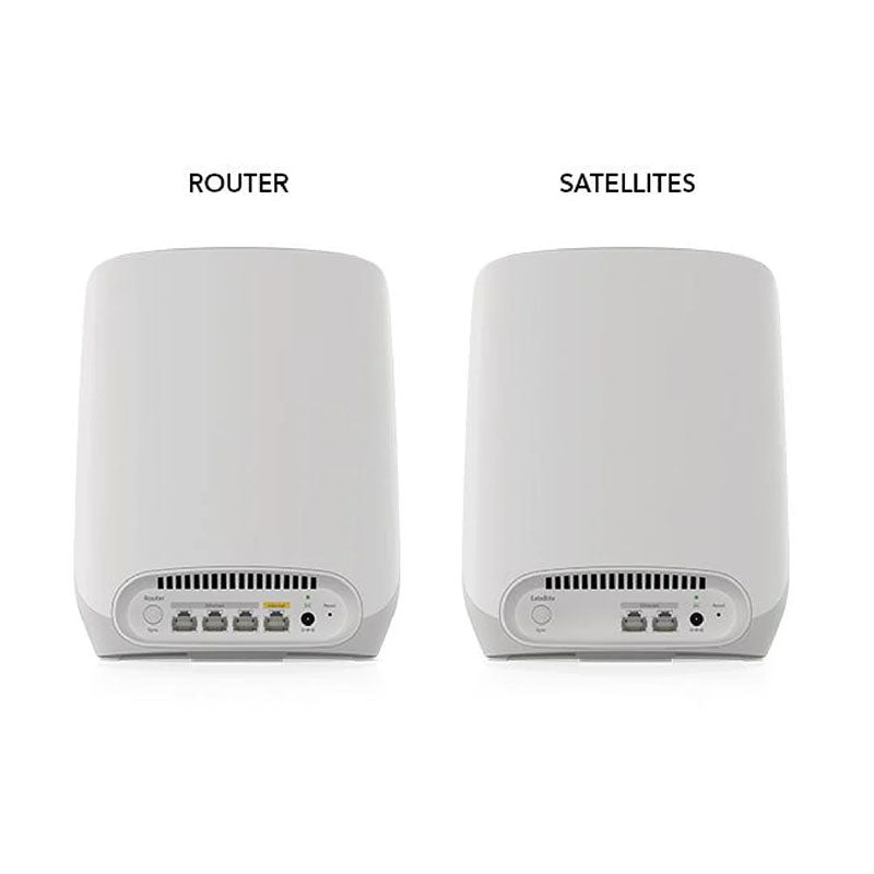NETGEAR Orbi 760 Tri-Band WiFi 6 Mesh System - AX5400 5.4Gbps - 3-Pack (RBK763S)