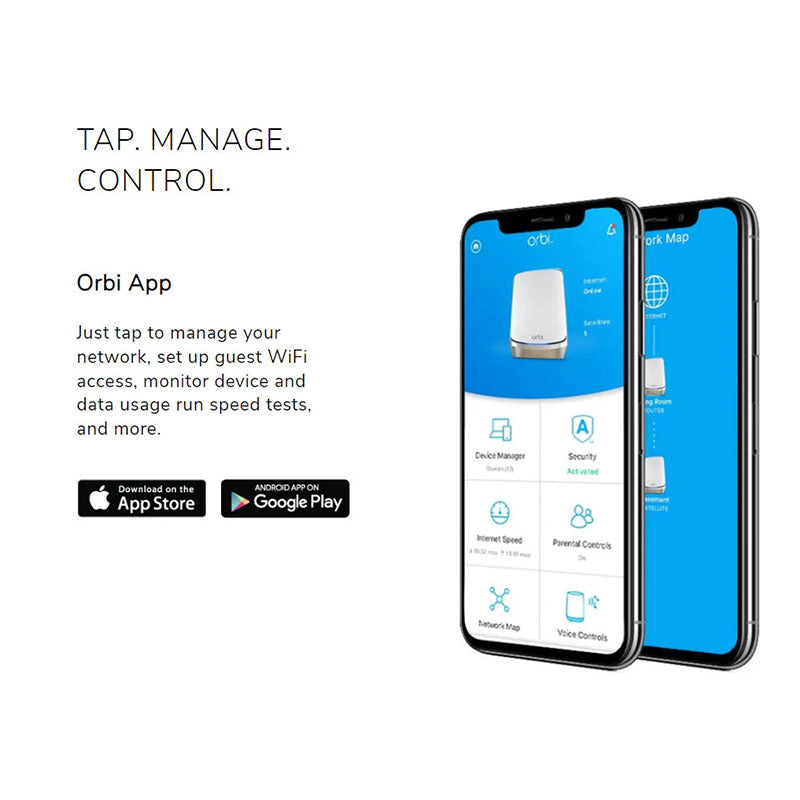 NETGEAR Orbi 960 Quad-Band WiFi 6E Mesh Add-on Satellite - AXE11000 10.8Gbps Satellite (RBSE960B) Only - Black