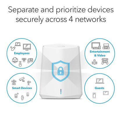 NETGEAR Orbi Pro SXK30 AX1800 Dual Band 2-Pack WiFi 6 Mesh System (1 Router & 1 Satellite) for Business/Home