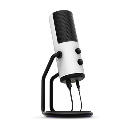 NZXT Capsule Cardioid USB Gaming Microphone - Black/White