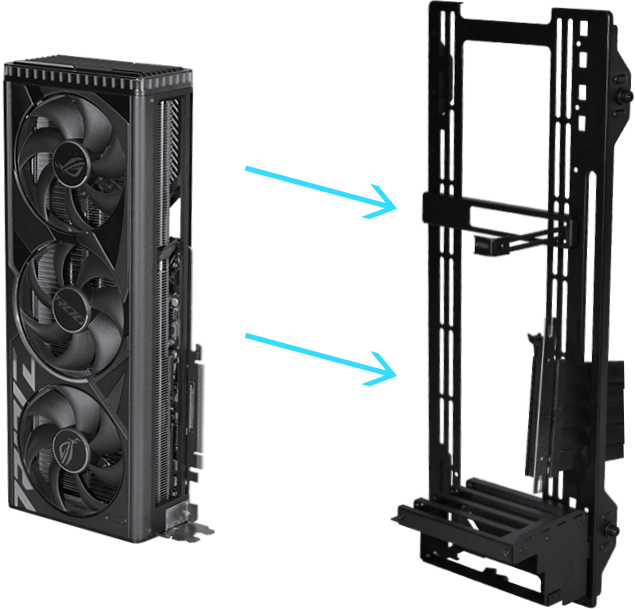 Lian Li O11D EVO XL Upright GPU Bracket Black/White - 1yr Wty