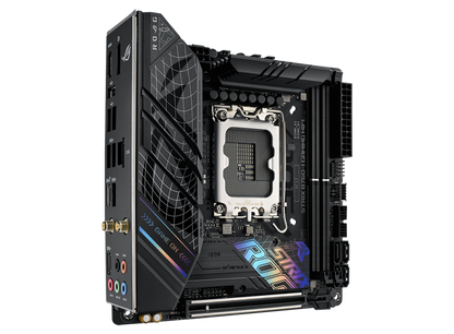 ASUS ROG STRIX B760-I GAMING WIFI LGA1700 Intel B760 Chipset 2 x DDR5 DIMM Wi-Fi 6 PCI-Express x16 Mini-ITX Motherboard