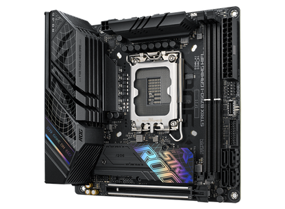 ASUS ROG STRIX B760-I GAMING WIFI LGA1700 Intel B760 Chipset 2 x DDR5 DIMM Wi-Fi 6 PCI-Express x16 Mini-ITX Motherboard