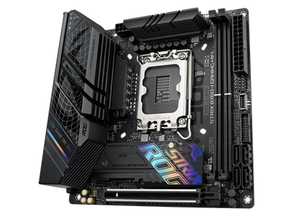 ASUS ROG STRIX B760-I GAMING WIFI LGA1700 Intel B760 Chipset 2 x DDR5 DIMM Wi-Fi 6 PCI-Express x16 Mini-ITX Motherboard