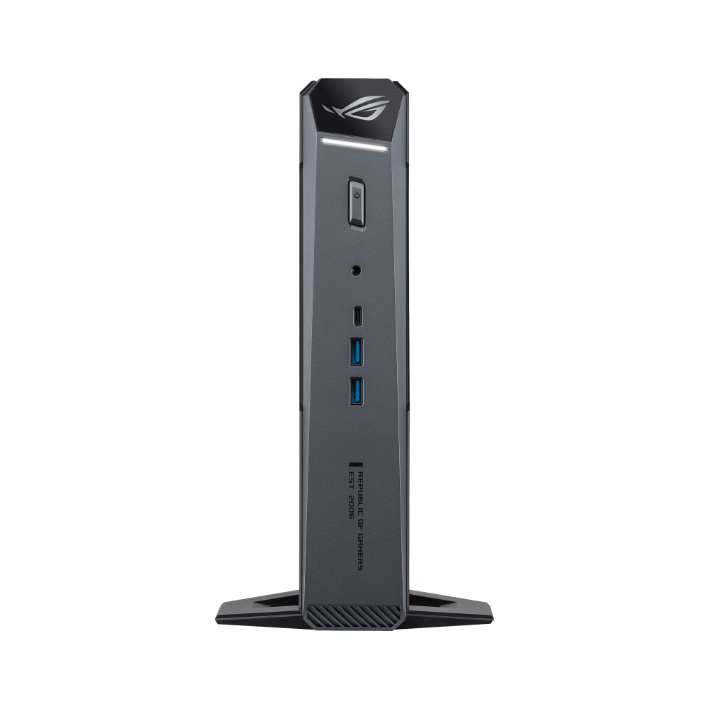 ASUS ROG GR70 Mini PC - AMD Ryzen™ 9 9955HX3D CPU with 32GB DDR5 RAM and Discrete-NVIDIA® GeForce RTX™ 5070 Laptop GPU (3-Year Warranty by ASUS)