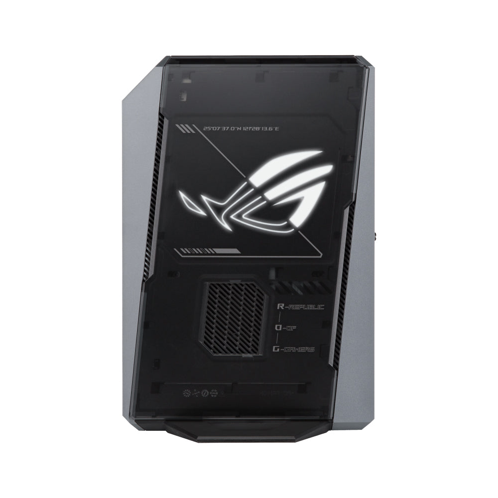 ASUS ROG GR70 Mini PC - AMD Ryzen™ 9 9955HX3D CPU with 32GB DDR5 RAM and Discrete-NVIDIA® GeForce RTX™ 5070 Laptop GPU (3-Year Warranty by ASUS)
