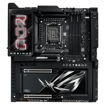 ASUS ROG MAXIMUS Z890 EXTREME - Support Intel® Core™ Ultra Processors (Series 2), LGA 1851, DDR5, PCIE 5.0, WIFI 7, Full Color 5” LCD Display, Thunderbolt™ 5 - GAMING ATX Motherboard (AI PC Ready)