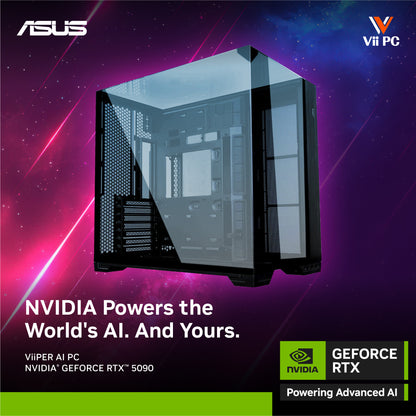 ViiPER Custom Gaming AI PC - GeForce RTX 5090 32GB + AMD Ryzen 9 9950X3D (Powered By ASUS)