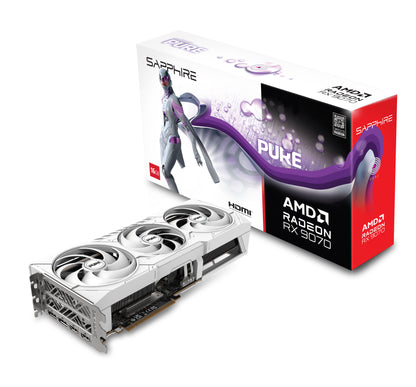 SAPPHIRE PURE AMD Radeon RX 9070 16GB GDDR6 Graphics Card
