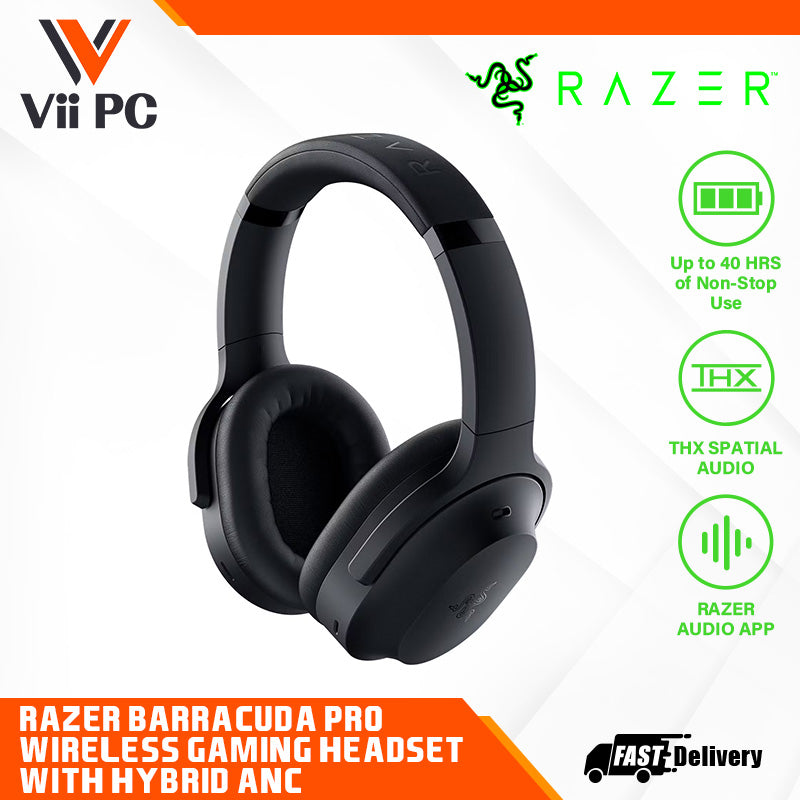 RAZER Barracuda Pro - Wireless Gaming Headset with Hybrid ANC (FRML Packaging)