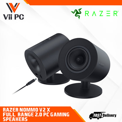 RAZER Nommo V2 X - Full-Range 2.0 PC Gaming Speakers