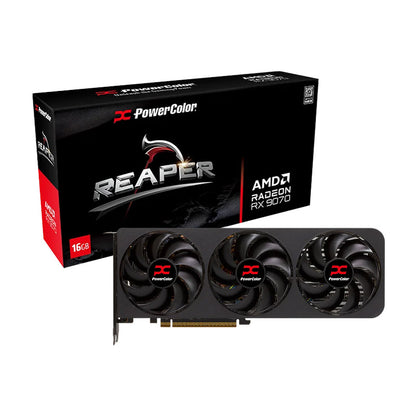 PowerColor Reaper AMD Radeon RX 9070 16GB GDDR6 Graphics Card