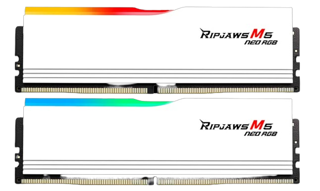 G.SKILL RIPJAWS M5 Series (Intel XMP 3.0) DDR5 RAM 32GB (2x16GB) 5600MT/s CL30-36-36-89 / 1.25V / Desktop Computer Memory UDIMM - Matte Black/White (F5-5600J3036D16GX2-RM5RK)