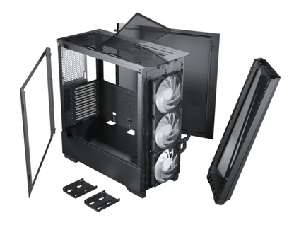Phanteks Eclipse G360A ATX Mid Tower Case, Tempered Glass, D-RGB lighting, Satin Black