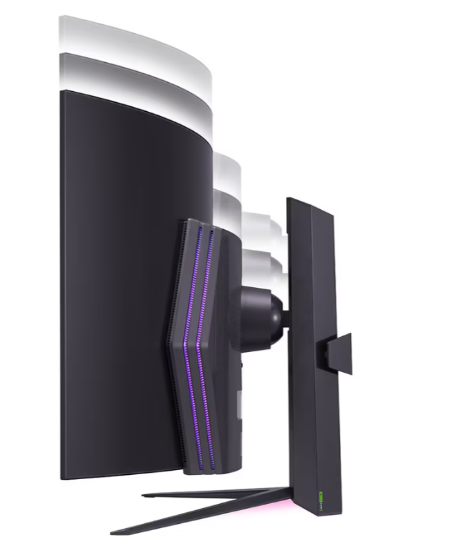 LG 45GS96QB-B 45” UltraGear™ OLED Curved Gaming Monitor, Ultra-WQHD, DisplayHDR, 240Hz, 0.03ms (GtG), USB Type-C