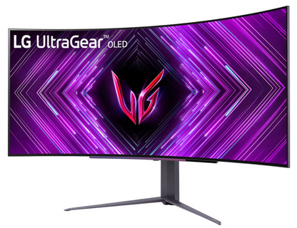 LG 45GS96QB-B 45” UltraGear™ OLED Curved Gaming Monitor, Ultra-WQHD, DisplayHDR, 240Hz, 0.03ms (GtG), USB Type-C