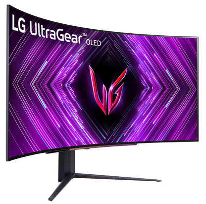 LG 45GS96QB-B 45” UltraGear™ OLED Curved Gaming Monitor, Ultra-WQHD, DisplayHDR, 240Hz, 0.03ms (GtG), USB Type-C