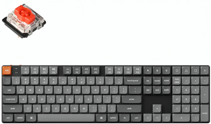 Keychron K5 Max/K13 Max QMK/VIA Wireless Custom Mechanical Keyboard - Switch (Red/Brown