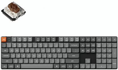 Keychron K5 Max/K13 Max QMK/VIA Wireless Custom Mechanical Keyboard - Switch (Red/Brown