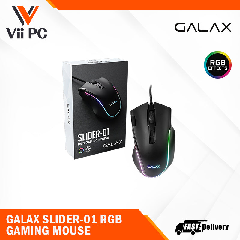 GALAX SLIDER-01 RGB Wired Gaming Mouse