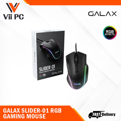 GALAX SLIDER-01 RGB Wired Gaming Mouse