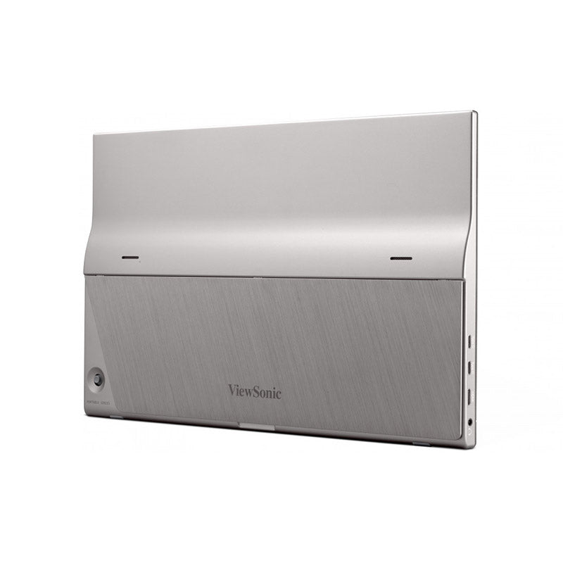 ViewSonic TD1655 16” 10-point Touch Portable Monitor, Extend Your Content from Mobile Devices, Flexible Setup with 2 x USB Type C, Anti-slip Cover, Aluminum stand, 6H hardness, Grey