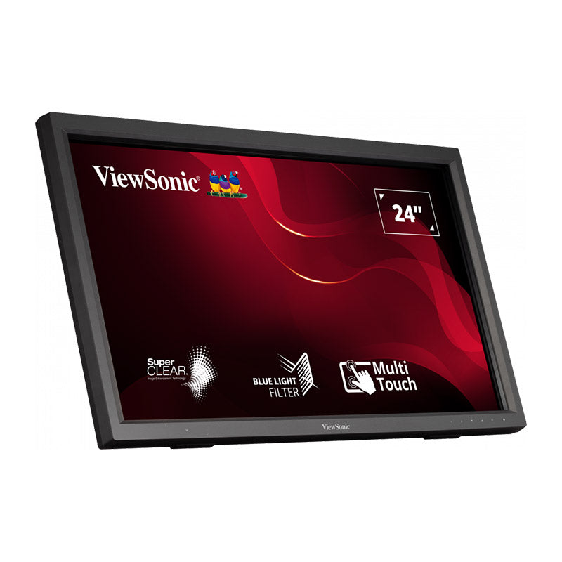 Viewsonic TD2423 24" Full HD 1080p IPS Panel Display, 10-point Multi touch, Frameless, HDMI,VGA & DVI, VESA mount (For retail, education, or enterprise use)