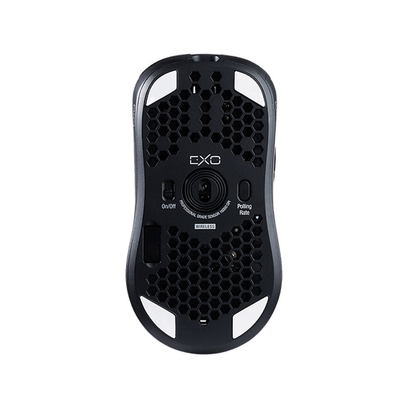 TECWARE EXO Wireless Professional Grade Gaming Mouse - 16000 DPI (Black/White)